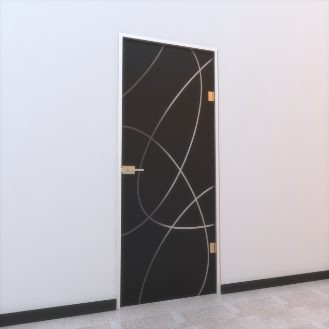 Glass Door Z 002 3d Model In Door 3dexport