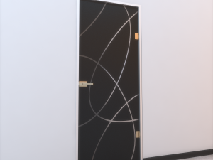glass door z 002 3D Model