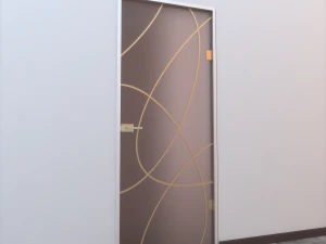glass door z 002 3D Model