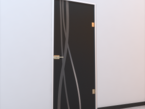 glass door z 003 3D Model