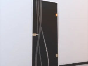 porta de vidro z 003 Modelo 3D