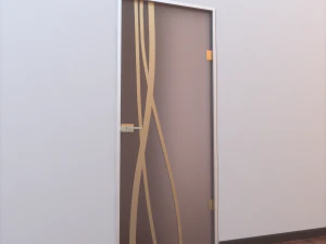 glass door z 003 3D Model