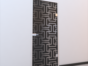 glass door z 004 3D Model