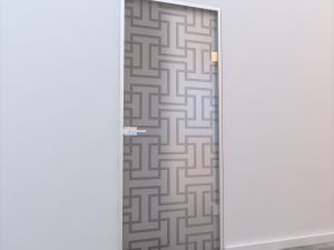 glass door z 004 Model 3D