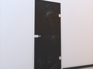 glass door z 005 3D Model