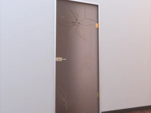 glass door z 005 3D Model