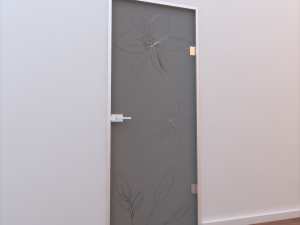 glass door z 005 Modelo 3D