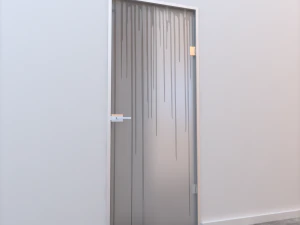 glass door l 006 3D Model