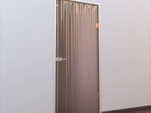 glass door l 006 3D Model