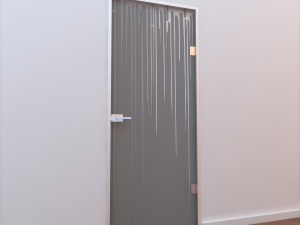 glass door l 006 3D 모델
