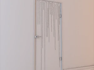 glass door l 006 3D Model