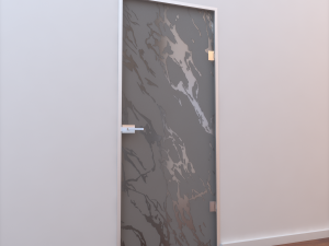glass door z 007 3D 模型
