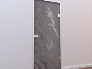 glass door z 007 3D Model