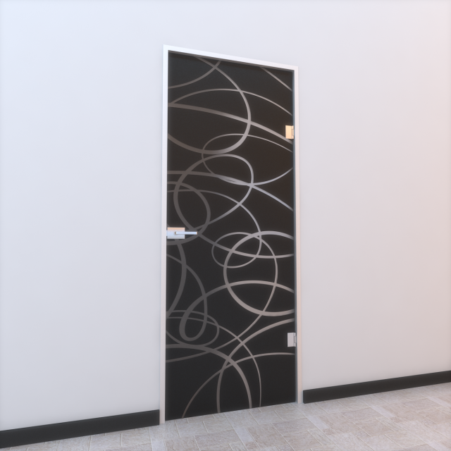 glass door z 008 3D मॉडल .c4d .max .obj .3ds .fbx .stl .blend 