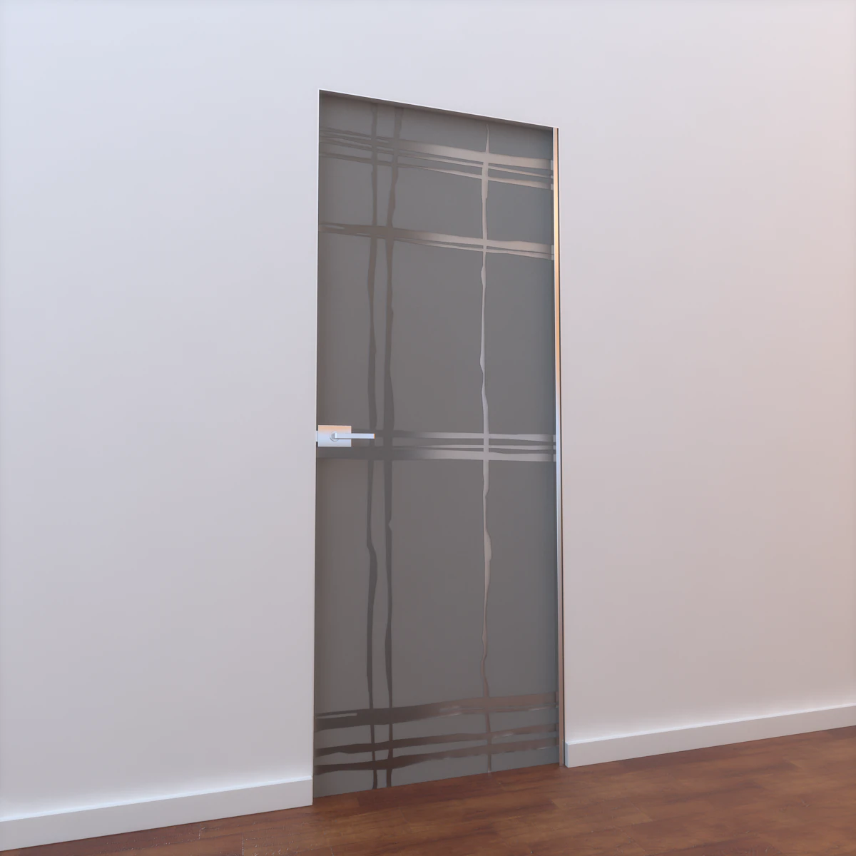 glass door l 001 3D Model .c4d .max .obj .3ds .fbx .stl .blend 