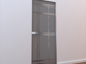 glass door l 001 3D Model