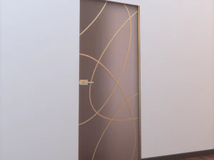 glass door l 002 3D Model