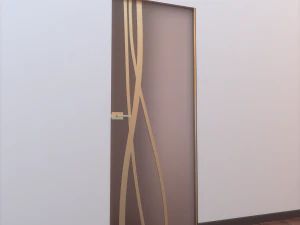 glass door l 003 3D Model