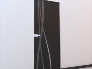 glass door l 003 3D 模型