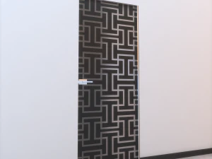 glass door l 004 3D Model