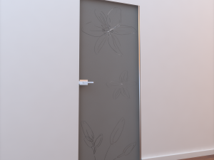 glass door l 005 3D Model