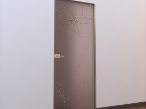 glass door l 005 3D 模型