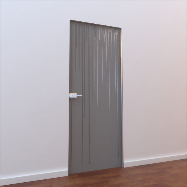 glass door l 006 3D Model .c4d .max .obj .3ds .fbx .stl .blend 