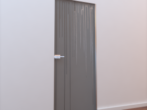 glass door l 006 3D Model