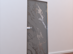 glass door l 007 3D Model