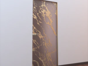 glass door l 007 3D Model