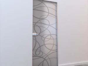 glass door l 008 3D Model