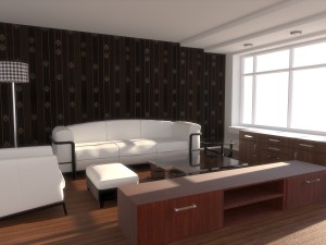 sofa set 001 Modelo 3D