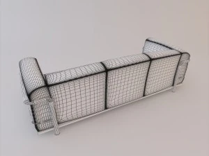 sofa set 001 3D Model