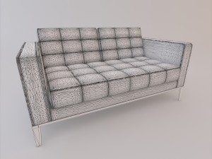sofa set 002 Modèle 3D