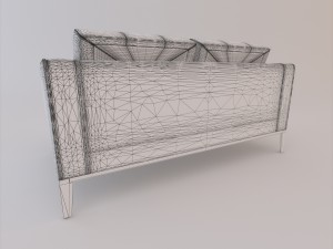 sofa set 002 Modèle 3D
