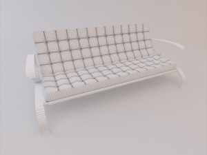 sofa set 002 Modèle 3D
