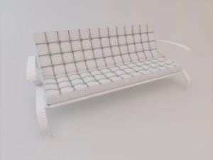 sofa set 002 3D Model