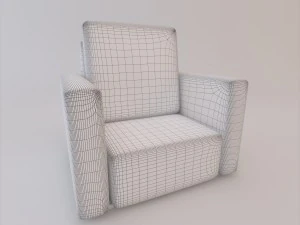 sofa set 003 3D Model
