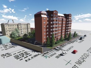3d scene of a residential complex 3d k i b o t h u j Modello 3D