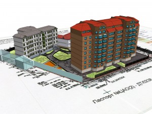 3d scene of a residential complex 3d k i b o t h u j Modello 3D