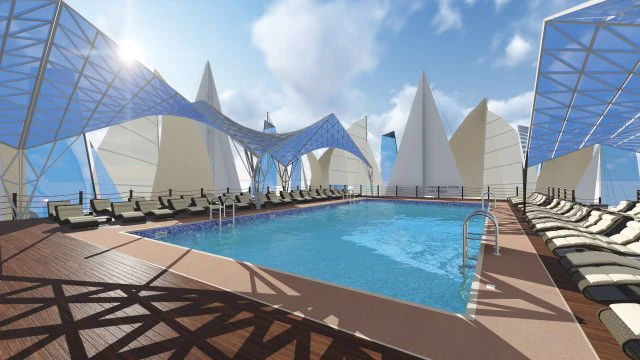 complejo de playa de la ciudad Modelo 3D .c4d .max .obj .3ds .fbx .stl .blend 