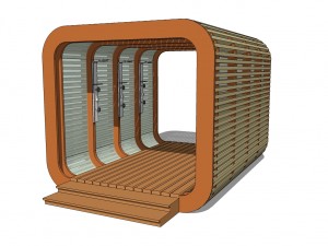 city beach complex Modelo 3D
