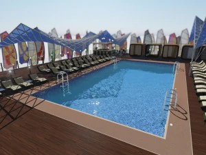 complejo de playa de la ciudad Modelo 3D