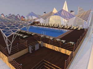 city beach complex Modelo 3D