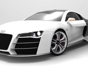 audi r8 v12 sport 3D Модель