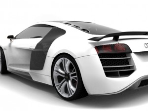 audi r8 v12 sport 3Dモデル