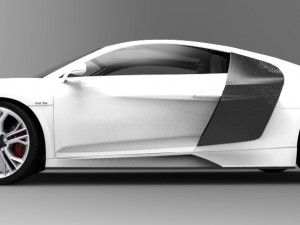 audi r8 v12 sport 3Dモデル