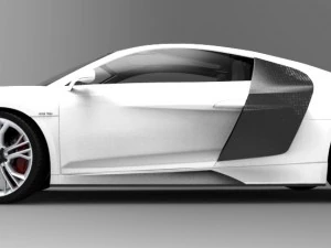 audi r8 v12 sport 3D Model