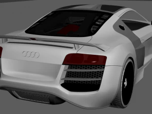 audi r8 v12 sport 3D Model
