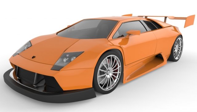 lamborghini gtr Modèle 3D .c4d .max .obj .3ds .fbx .stl .blend 